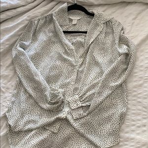 Dalmation print blouse